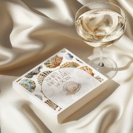 Guardanapo De Papel Little Pearl Under The Sea You Soon Baby Shower