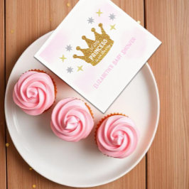 Guardanapo De Papel Little Princess Girl Baby Shower
