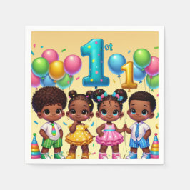 Guardanapo De Papel Little Stars First Birthday Bash