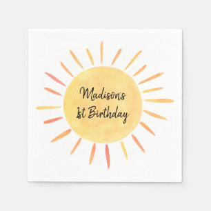 Guardanapo De Papel Little Sunshine Boho Birthday
