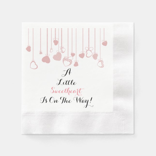 Guardanapo De Papel Little Swetheart Napkins (Frente)