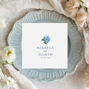 Guardanapo De Papel Livro Azul Hydrangea SINI Napkin