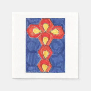 Guardanapo De Papel Livro Branco Cross Motif Napkins