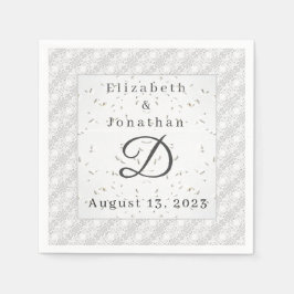 Guardanapo De Papel Livro Branco de rendas e calçados Nápoles