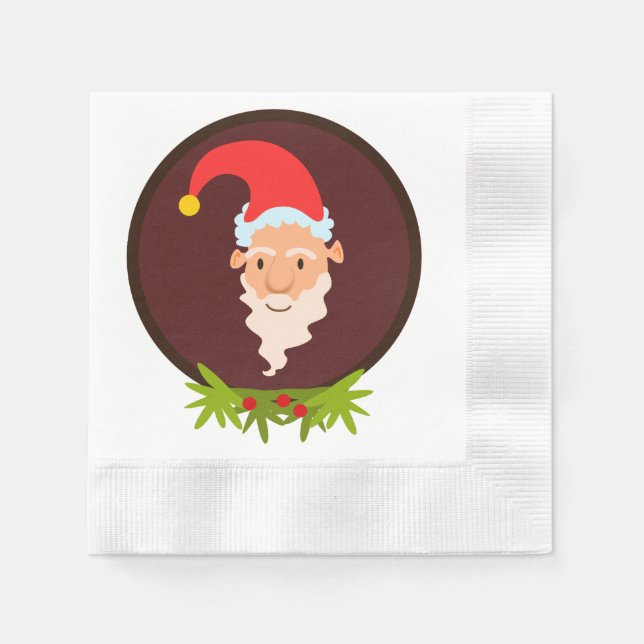 Guardanapo De Papel Livro Branco Elf Retrato Napkin (Frente)