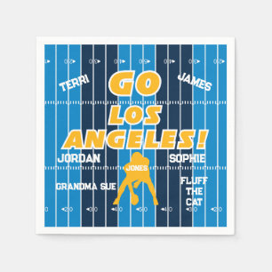 Guardanapo De Papel Livro da Família de Futebol de Los Angeles Napkin