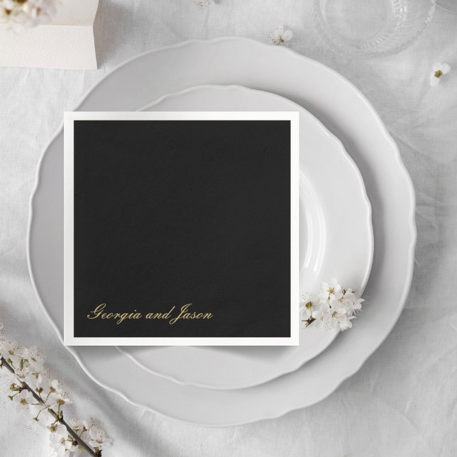 Guardanapo De Papel Livro de casamento do estilo luxuoso na moda (Criador carregado)