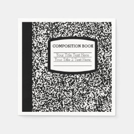 Guardanapo De Papel Livro de Composição Personalizado Escola/Professor