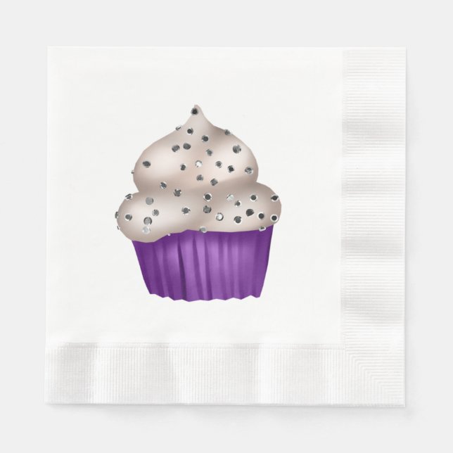 Guardanapo De Papel Livro de Cupcake do outono - Napkin (Frente)
