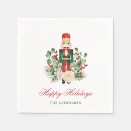 Guardanapo De Papel Livro de Férias Felizes de Nozes de Natal