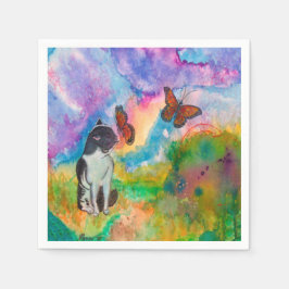 Guardanapo De Papel Livro de Gatos e Monarcas