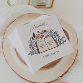 Guardanapo De Papel Livro de Histórias Primeiro Capítulo Meninas Flora