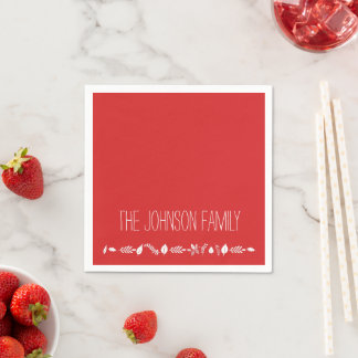 Guardanapo De Papel Livro de Natal Napkins com Folhas Brancas
