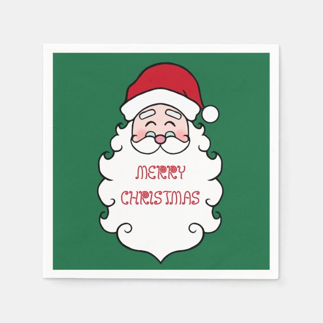 Guardanapo De Papel Livro do Natal Santa Claus (Frente)