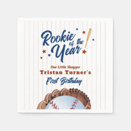 Guardanapo De Papel Livro Do Papel De primeiro aniversario Do Ano