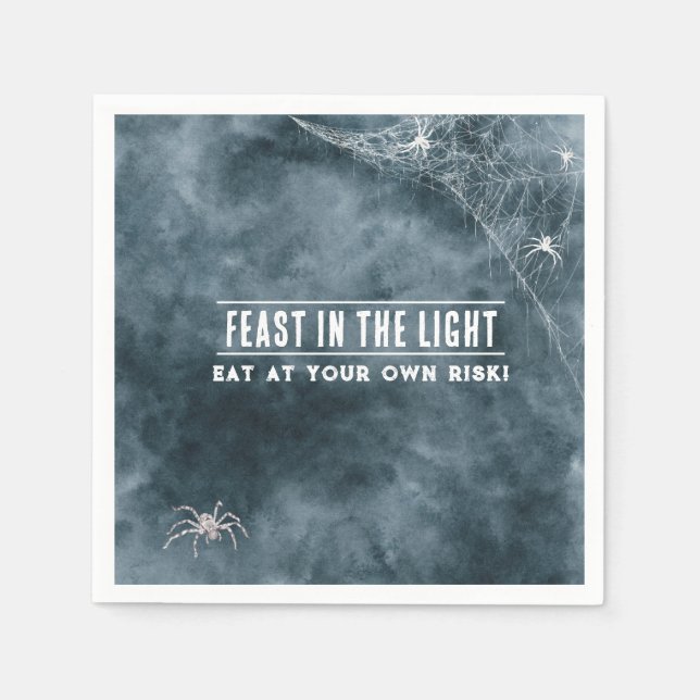 Guardanapo De Papel Livro do Partido do Halloween All-White Napkins (Frente)