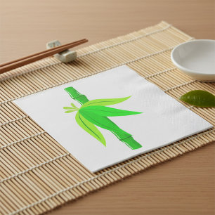 Guardanapo De Papel Livro Verde Bambu Napkins