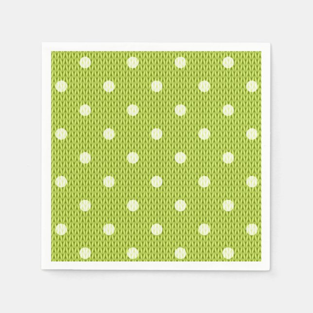 Guardanapo De Papel Livro Verde Dotty Delight (Frente)