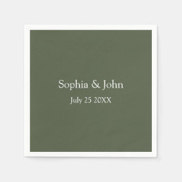 Guardanapo De Papel Livro Verde Oleícola Moderno Elegante Napkin