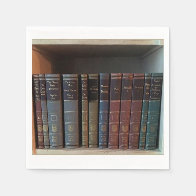 Guardanapo De Papel Livros Criativos (Frente)
