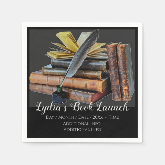 Guardanapo De Papel Livros E Enchimento (Frente)