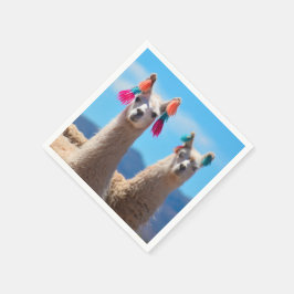 Guardanapo De Papel Llama Napkins
