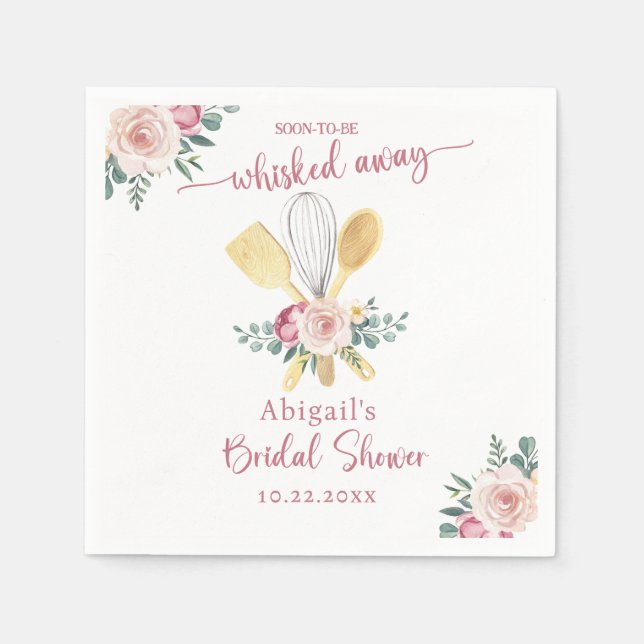 GUARDANAPO DE PAPEL LOGO PARA CHÁ DE NOIVA QUE SERÁ LEVADA EM BREVE (Frente)