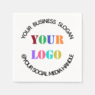 Guardanapo De Papel Logotipo comercial personalizado e Promocional de