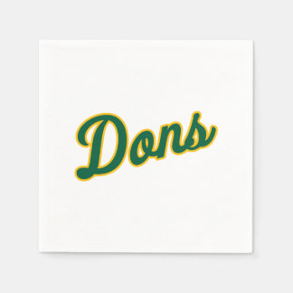 Guardanapo De Papel Logotipo da Dons Script