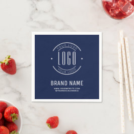 Guardanapo De Papel logotipo de empresa personalizado moderno