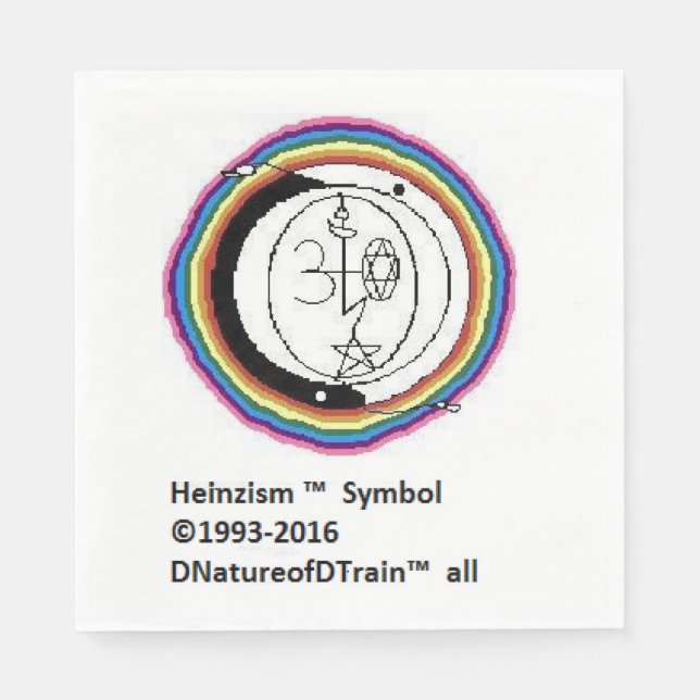 Guardanapo De Papel Logotipo do Heinzismo napkins (Frente)