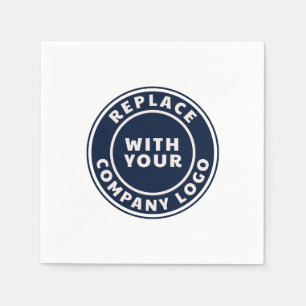 Guardanapo De Papel Logotipo Empresarial Simples Personalizado para Fu