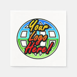 Guardanapo De Papel Logotipo impresso corporativo ou Promocional perso