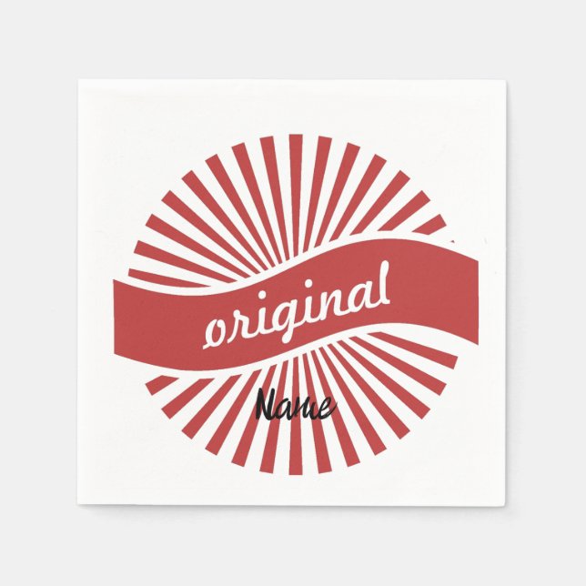 Guardanapo De Papel Logotipo Original Thunder_Cove (Frente)