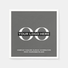 Guardanapo De Papel Logotipo Personalizado da Empresa Fornecimentos de