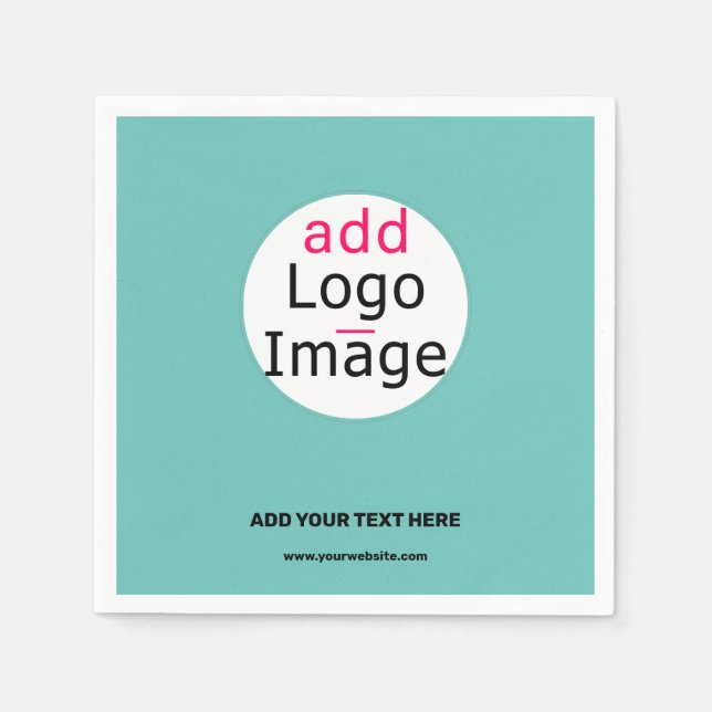 Guardanapo De Papel Logotipo Personalizado da Trendência para Empresas (Frente)