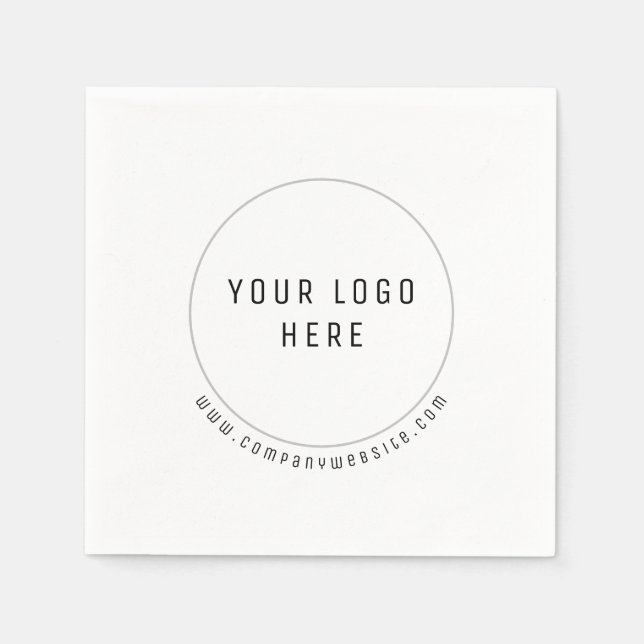 Guardanapo De Papel Logotipo personalizado profissional (Frente)