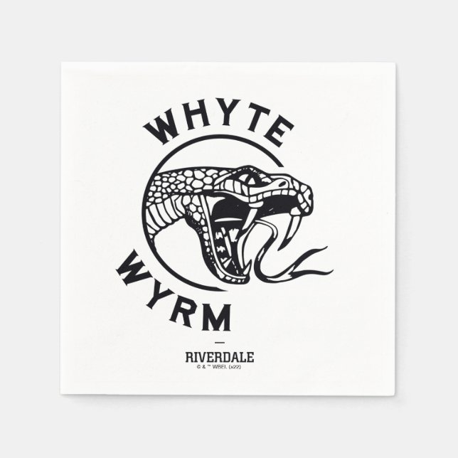 Guardanapo De Papel Logotipo Whyte Wyrm (Frente)