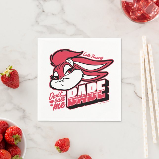 Guardanapo De Papel Lola Bunny Não me chame de Babe (Insitu)