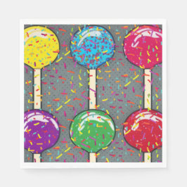 Guardanapo De Papel Lollipop Love