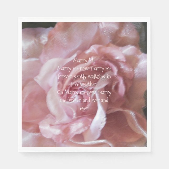 Guardanapo De Papel lona de casamento (Frente)