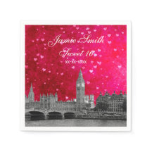 Londres Reino Unido Silhueta Rosa Vermelho Coração