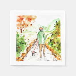 Guardanapo De Papel Longa Caminhada para Casa