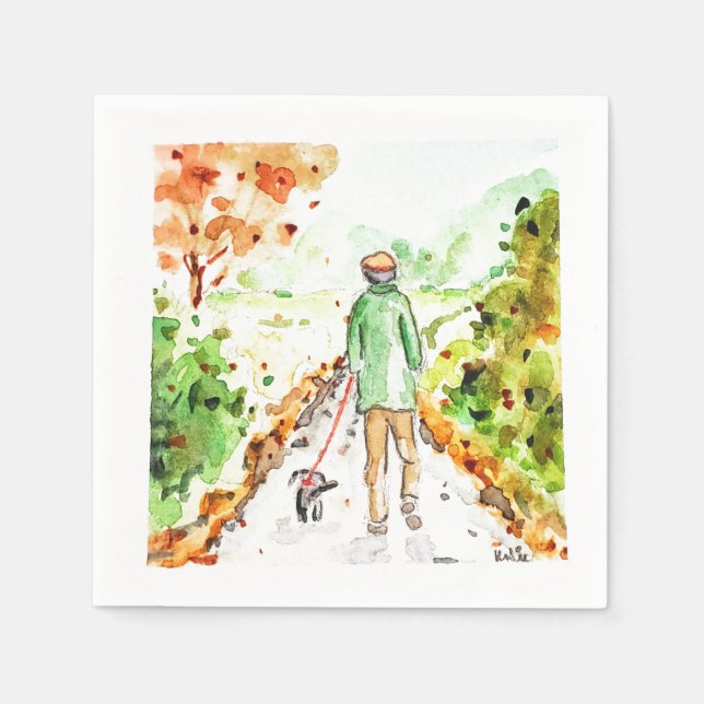 Guardanapo De Papel Longa Caminhada para Casa (Frente)