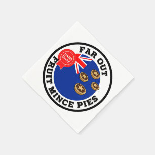 Guardanapo De Papel Longe da Nova Zelândia Fruta Mini Pies