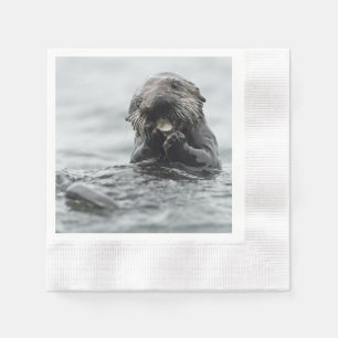Guardanapo De Papel Lontra de mar adorável