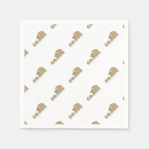 Guardanapo De Papel Lontra Flutuante Custa