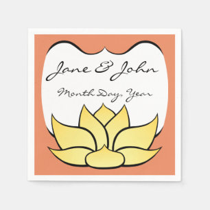 Guardanapo De Papel Lotus requintado no Sun Kissed Napkins