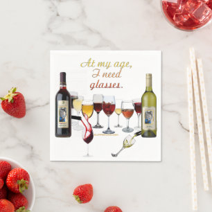 Guardanapo De Papel Louça para bebida de vinho SlipperyJoe's trocadilh
