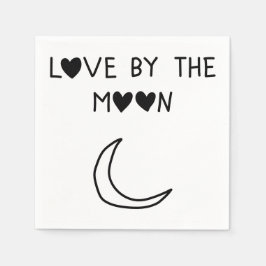 Guardanapo De Papel Love By the moon